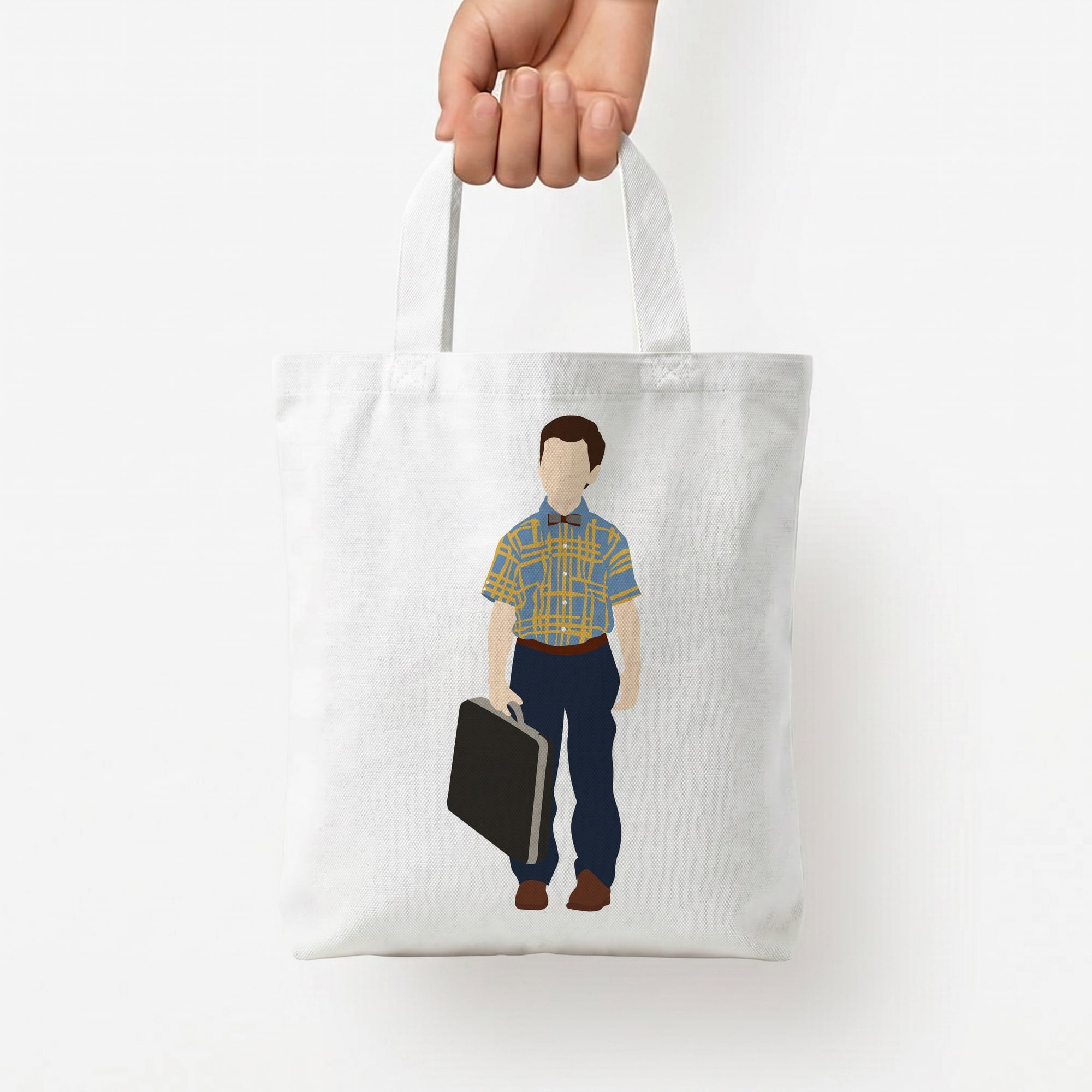 First Day - Sheldon Tote Bag — White / Small