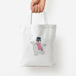 Frosty - Snowman Tote Bag — White / Small