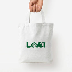 Logo Tote Bag — White / Small