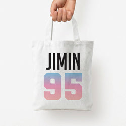 Jimin 95 Tote Bag — White / Small