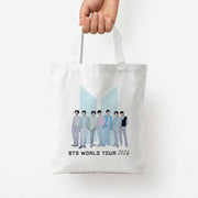 K-Pop Band Tour Pastel Blue Tote Bag 4