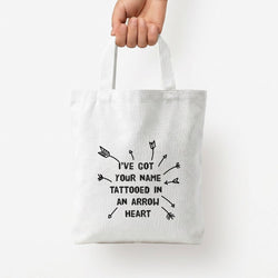 She Looks So Perfect Tote Bag — White / Small