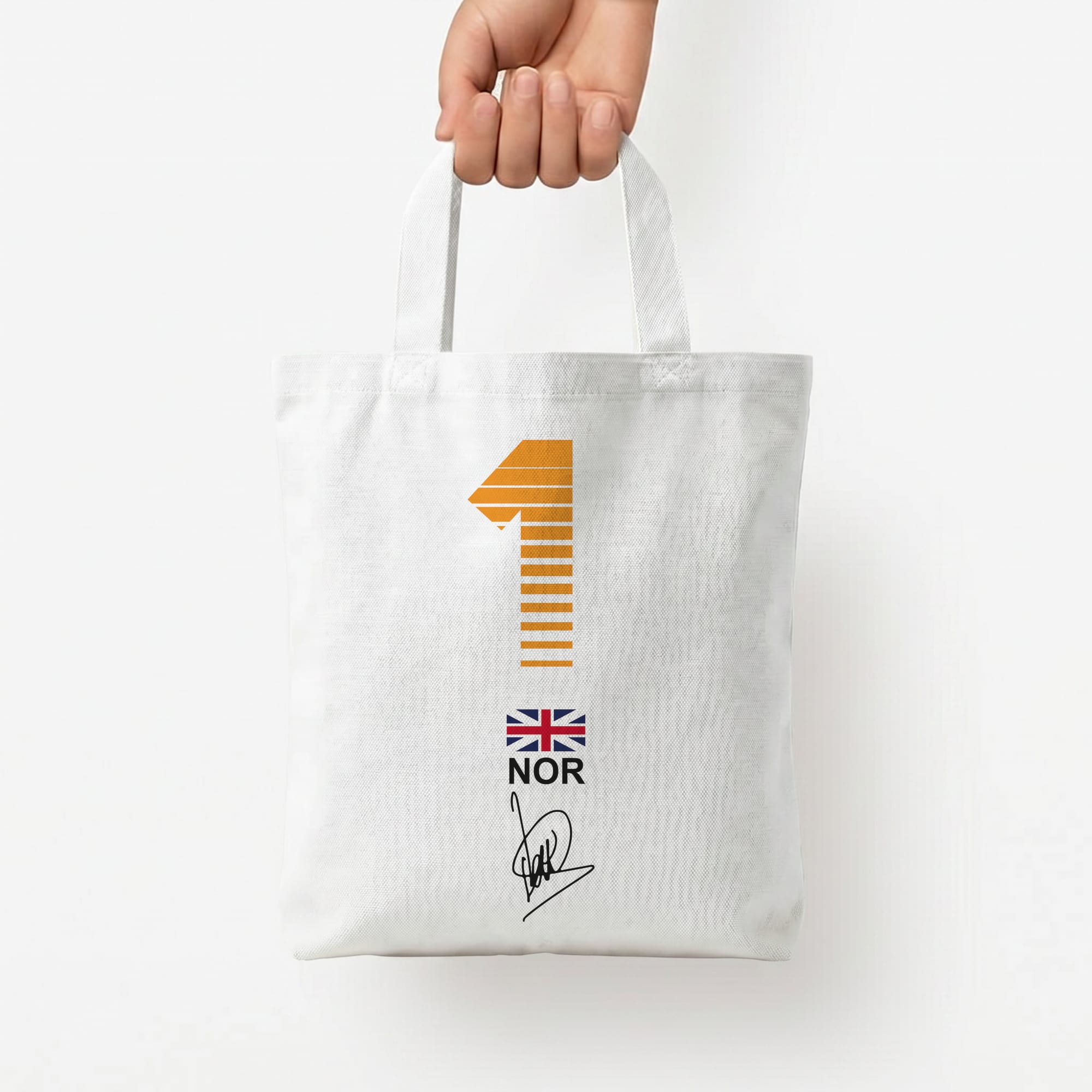 LN1 - Norris Tote Bag — White / Small