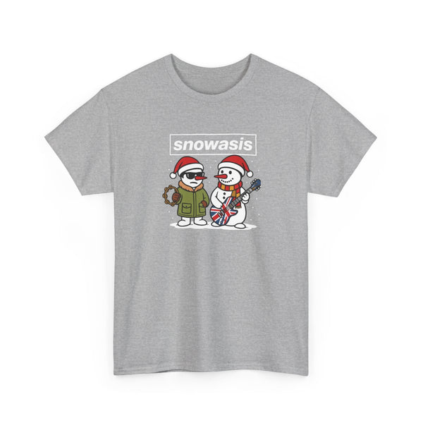 Snowasis - Christmas Oasis T-Shirt Grey Front