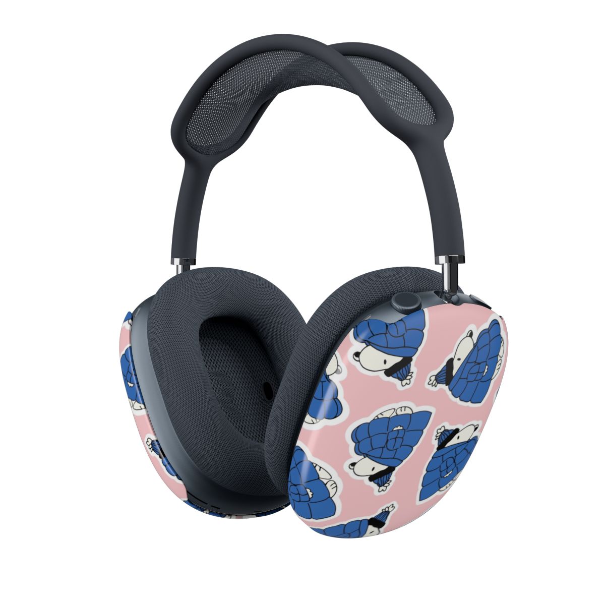 Cartoon Beagle Puffer Jacket Pattern AirPods Max Case