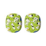 Lime Green Cartoon Beagle Pattern AirPods Max Case 3