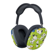 Lime Green Cartoon Beagle Pattern AirPods Max Case 1