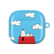 Cartoon Beagle Sleeping AirPods Case 4