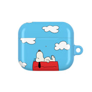 Cartoon Beagle Sleeping AirPods Case 3
