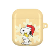 Christmas Cartoon Beagle And Bird  AirPods Case 1