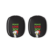Peace, Love, Joy Christmas Cartoon Beagle AirPods Max Case 3