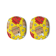 Cartoon Beagle Fairylights And Gingerbead Pattern AirPods Max Case 3