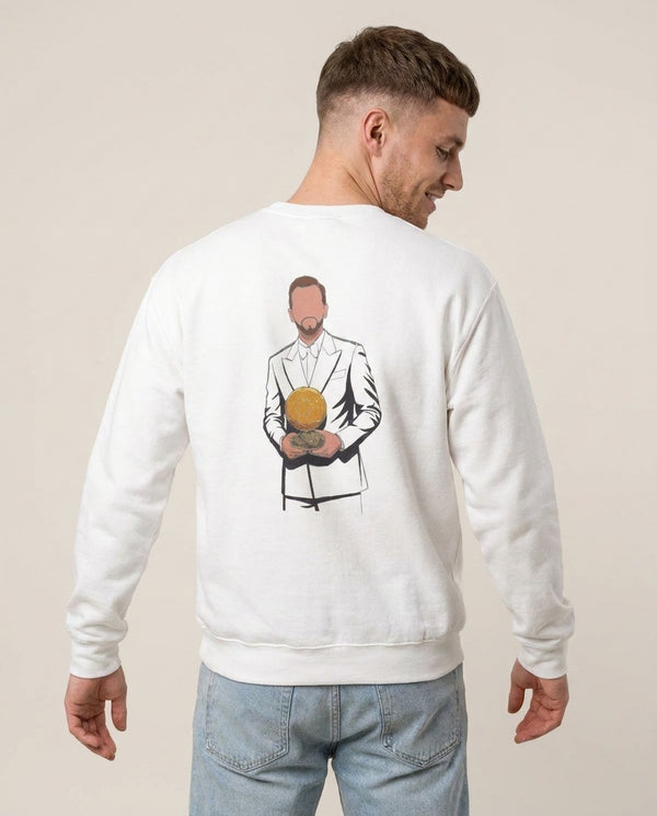 Kane's Ballon D'Or Sweatshirt White Back, worn