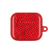 Red Comic Pattern AirPods Case 3