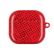 Red Comic Pattern AirPods Case 4