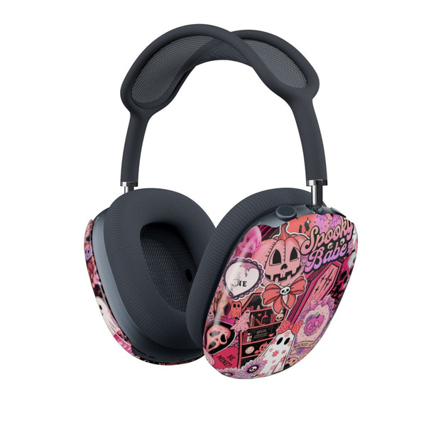 Spooky Babe Sticker Collage AirPods Max Case