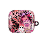 Spooky Babe Sticker Collage AirPods Case 3