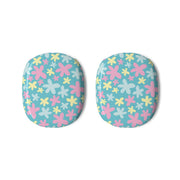 Blue, Pink And Yellow Flowers - Spring Patterns AirPods Max Case 3