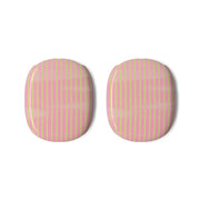 Pink Meadow Stripes AirPods Max Case 3