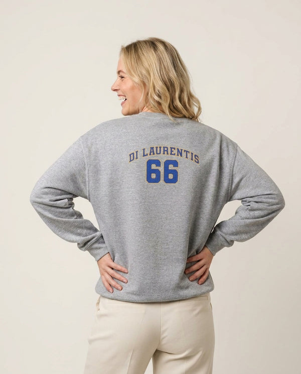 Di Laurentis Sweatshirt — Grey Back, worn