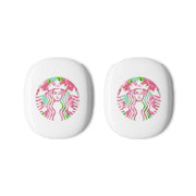 Pink Coffee Logo AirPods Max Case 3