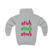 Stink Stank Stunk Kids Hoodie 7