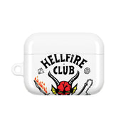 Hellfire Logo - White AirPods Case 6