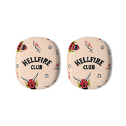 Hellfire Club Icons Collage Peach AirPods Max Case 3