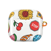 Harry Stickers Pattern AirPods Case 4