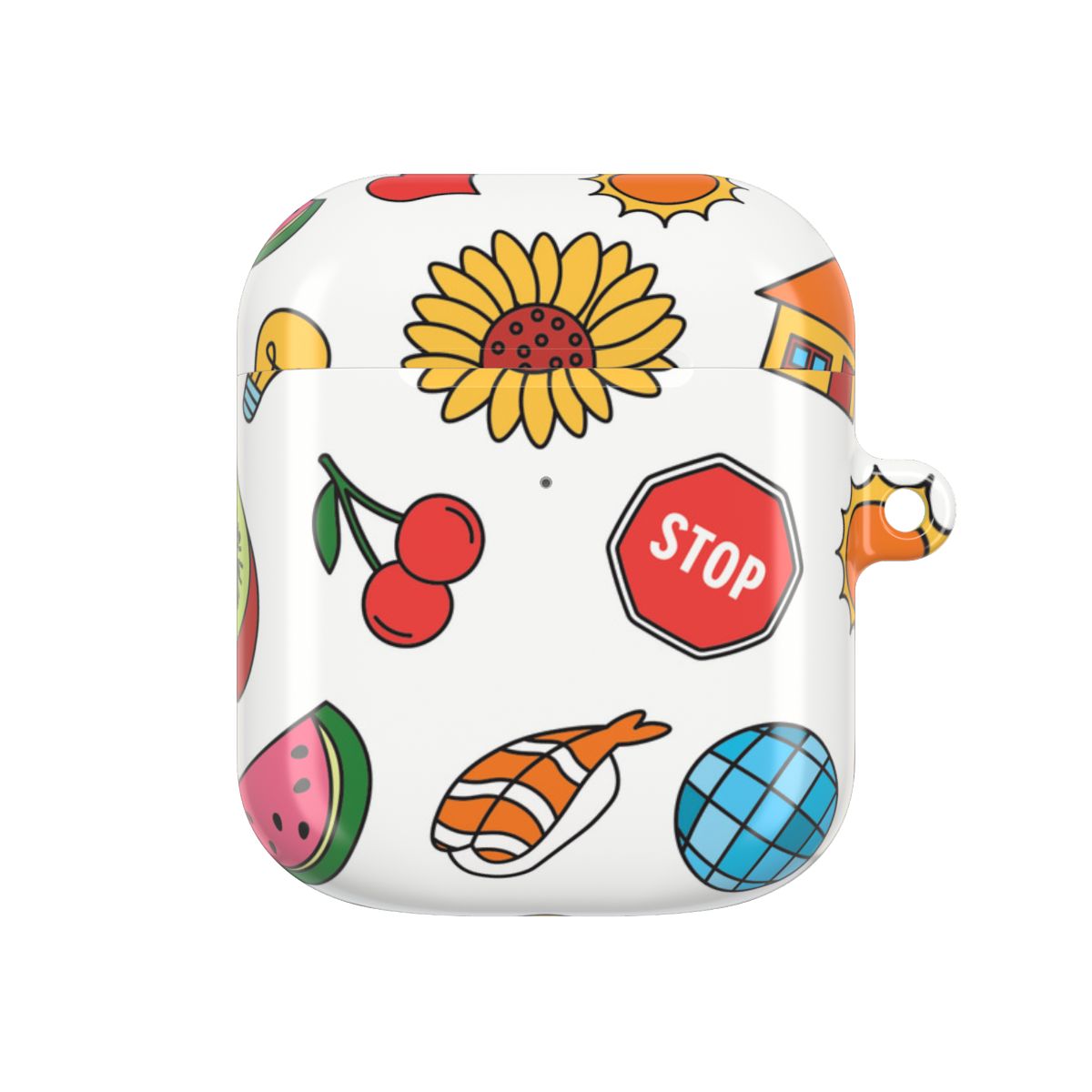 Harry Stickers Pattern AirPods Case