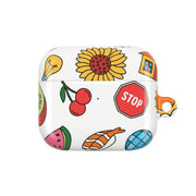 Harry Stickers Pattern AirPods Case 3