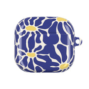 Dark Blue Flowers - Summer AirPods Case 4