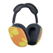 Orange And Yellow Hawaiian Flowers Pattern AirPods Max Case 2