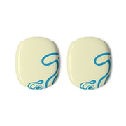 Blue Waves Corner Pattern AirPods Max Case 3