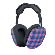 Pink And Blue Checkered Pattern AirPods Max Case 1