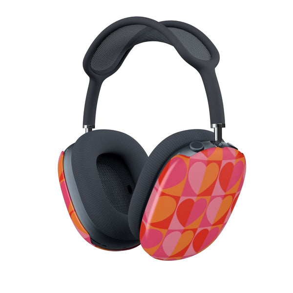 Sunset Hearts Pattern AirPods Max Case