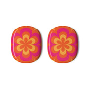 Sunset Trippy Flower Pattern AirPods Max Case 3