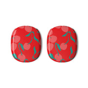 Red Abstract Cherries Pattern AirPods Max Case 3