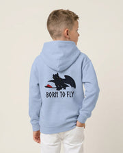 Dragon Born To Fly Kids Hoodie 1