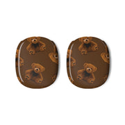 Cute Brown Bear Pattern AirPods Max Case 3