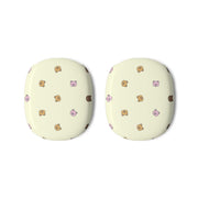 Miniature Teddy Bear Faces Pattern AirPods Max Case 3