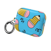 Pencils And Scribbles Pattern AirPods Case 8