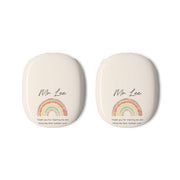 Beige Personalised Teacher Rainbow AirPods Max Case 3