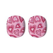 Pink Hearts - Trippy Patterns AirPods Max Case 3