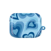 Blue Hearts - Trippy Patterns AirPods Case 5