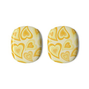 Yellow Hearts - Trippy Patterns AirPods Max Case 3