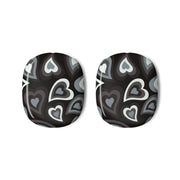 Black Hearts - Trippy Patterns AirPods Max Case 3