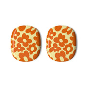 Orange Flowers - Trippy Patterns AirPods Max Case 3