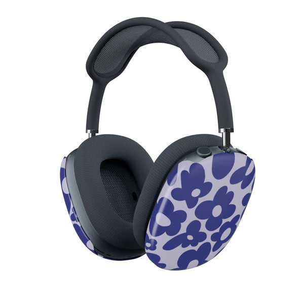 Blue Flowers - Trippy Patterns AirPods Max Case