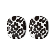 Black Flowers - Trippy Patterns AirPods Max Case 3